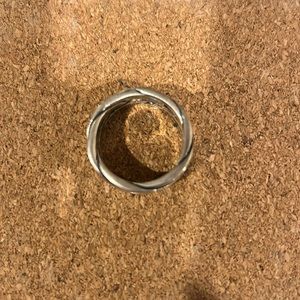 Siplada braided sterling ring